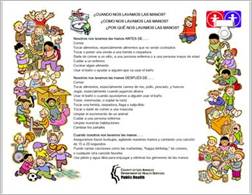 handwashing spanish
