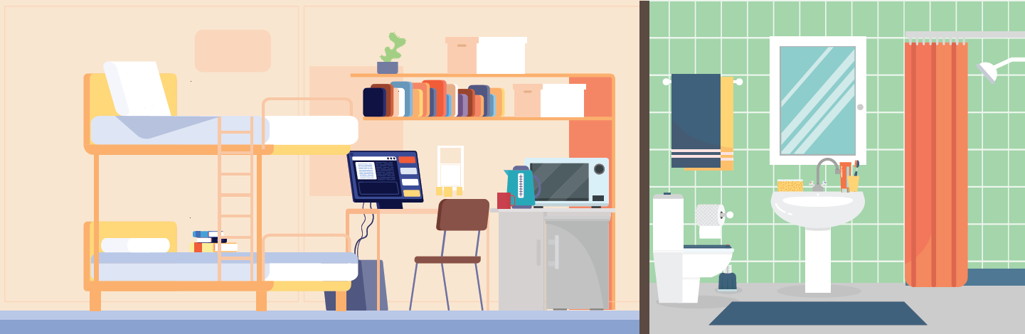 dorm room