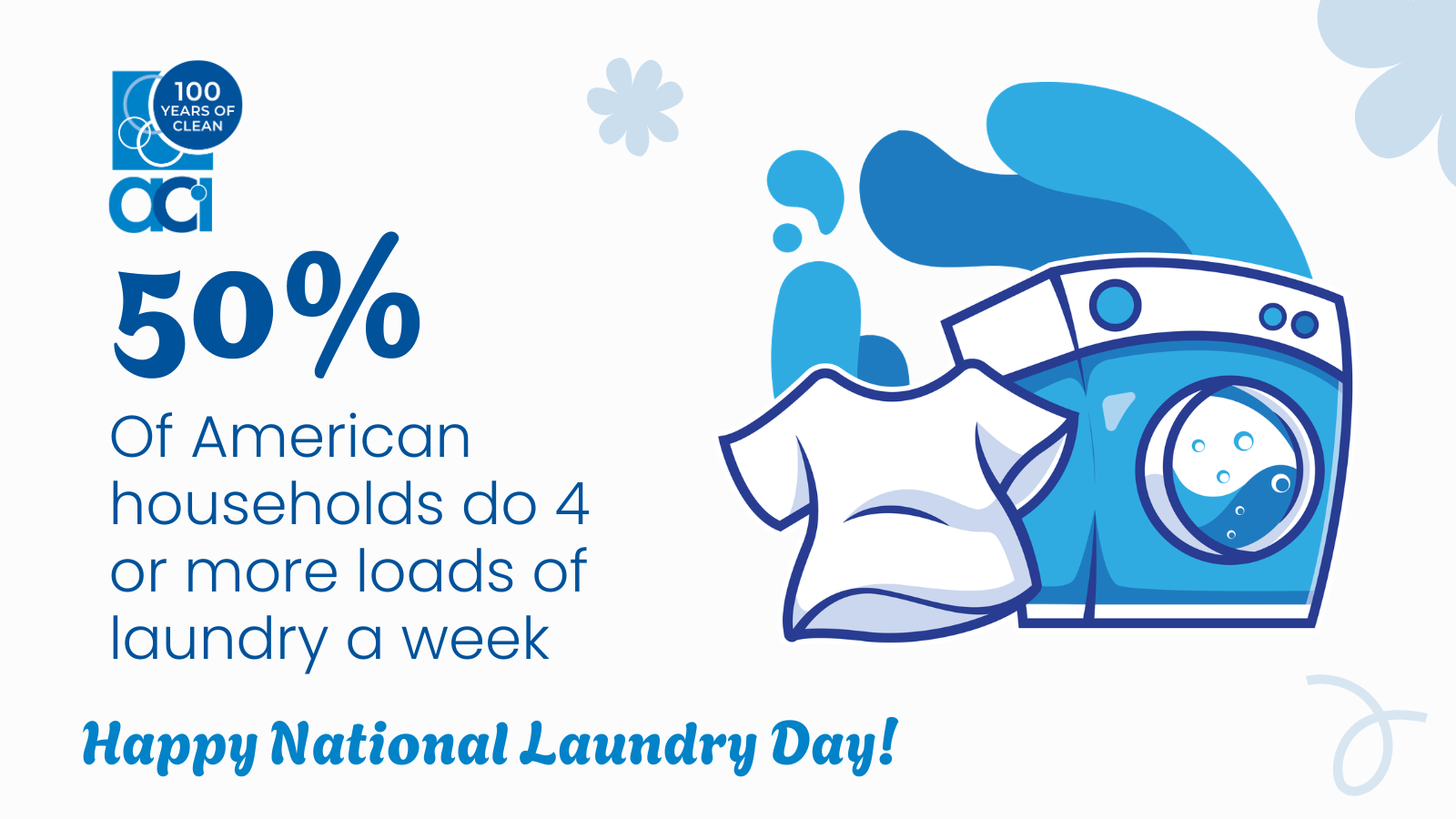 National Laundry Day stat