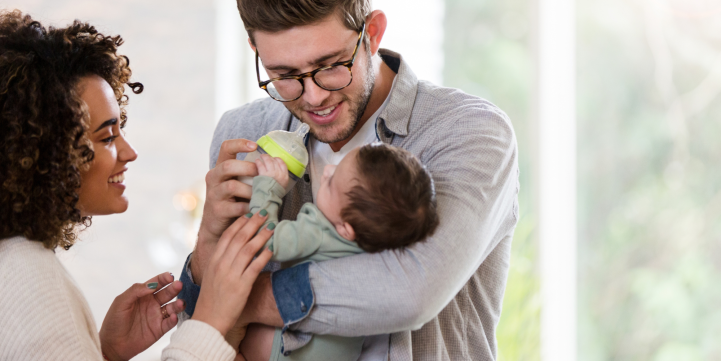 New Parents with Baby