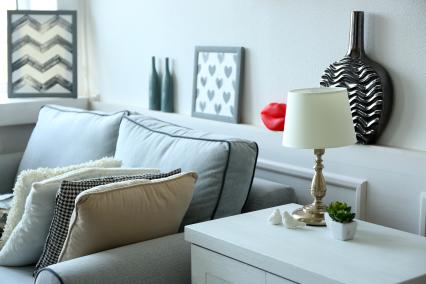 Clean living room